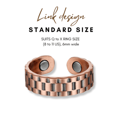 Pure Copper Magnetic Therapy Ring - UrbanNest Co