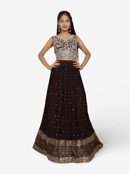 Designer Lehenga & choli with dupatta for Women by Shreekama - UrbanNest Co