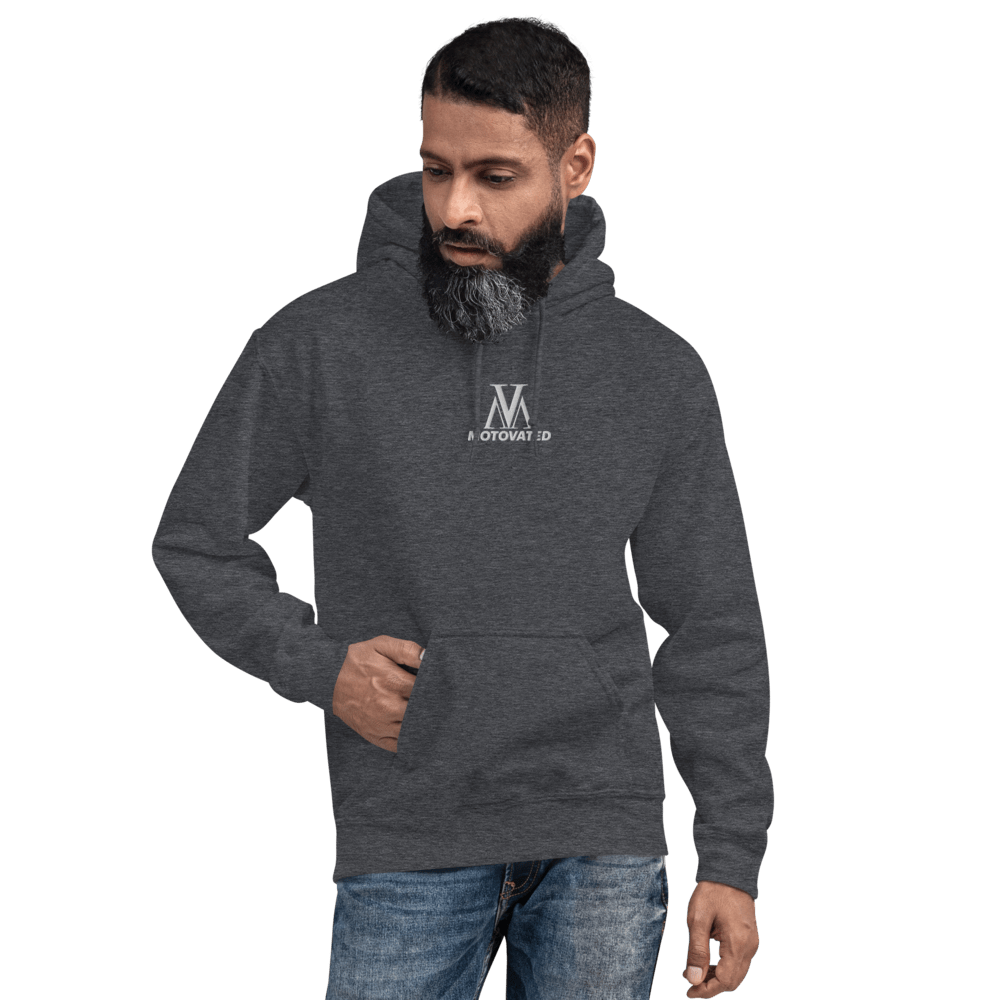 Embroided Motovated Hoodie - UrbanNest Co
