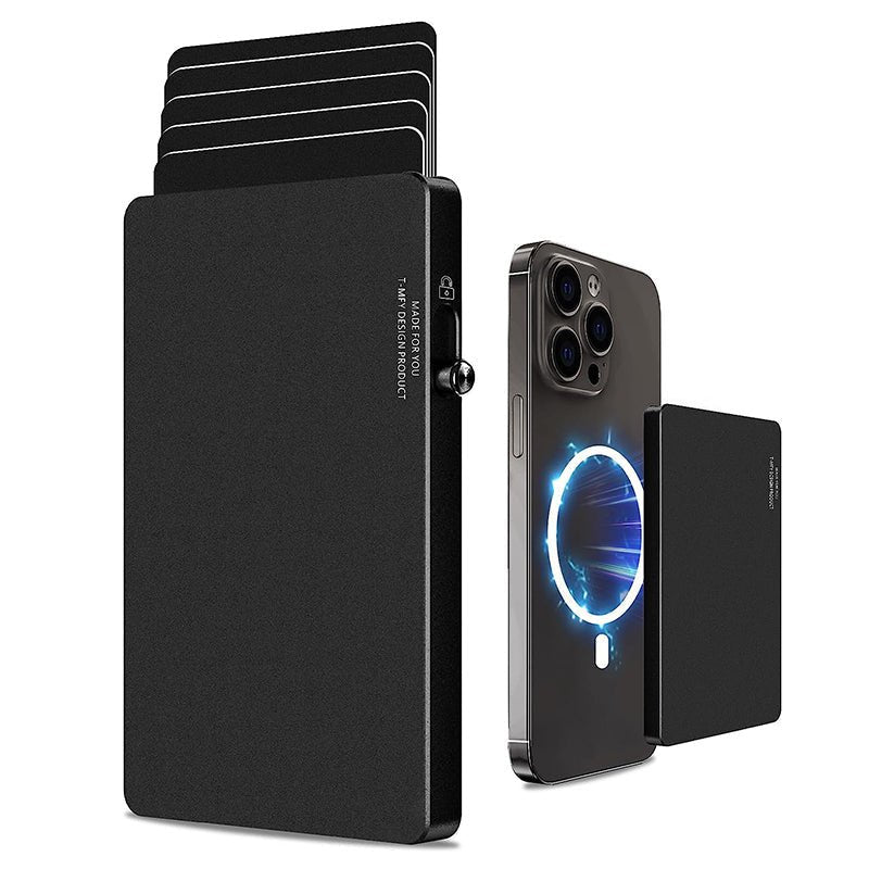 TOYFID All - Aluminum Pop Up Slide Rfid Slim Basic Card personalized wallet for men - UrbanNest Co