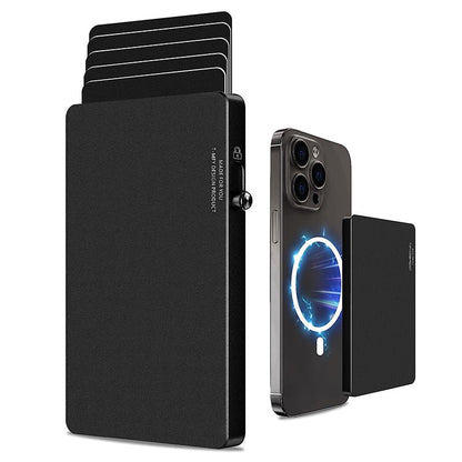 TOYFID All - Aluminum Pop Up Slide Rfid Slim Basic Card personalized wallet for men - UrbanNest Co