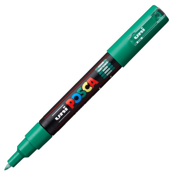 Marker, Uni, 0.7 - 1 mm, Verde (2UPC1MZ) - UrbanNest Co