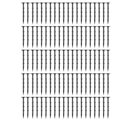 200x Grass Pegs Lawn Turf Weed Mat Plastic Pins Stakes Anchor Lawn Sod Fasten - UrbanNest Co