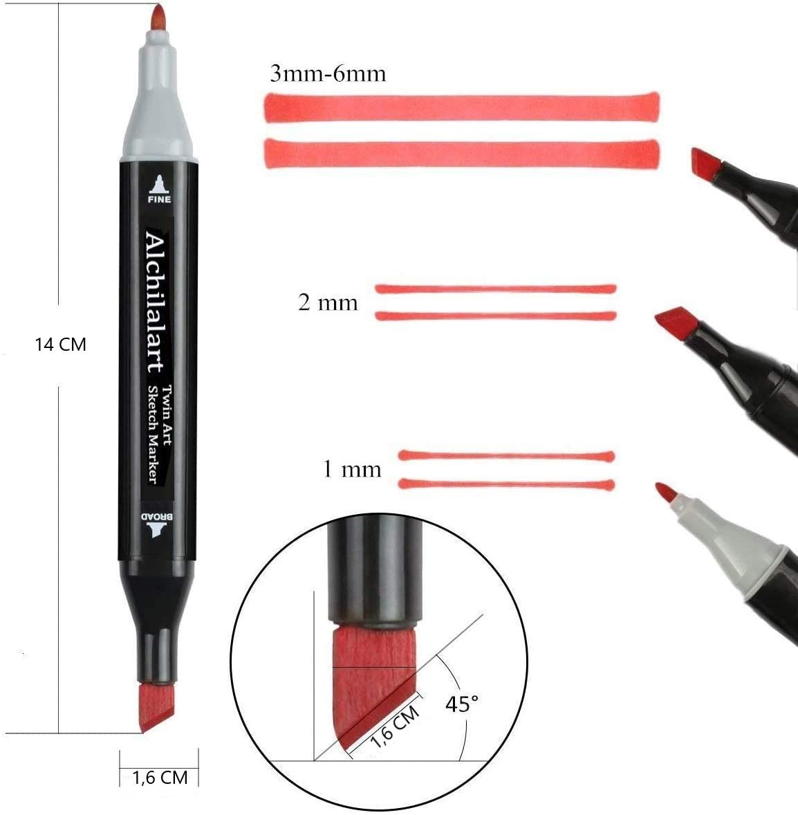 NNEDSZ 168 Colours Graffiti Pen Permanent Marker Pens Set for Adults and Children - UrbanNest Co