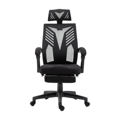 Artiss Mesh Office Chair Recliner Black - UrbanNest Co