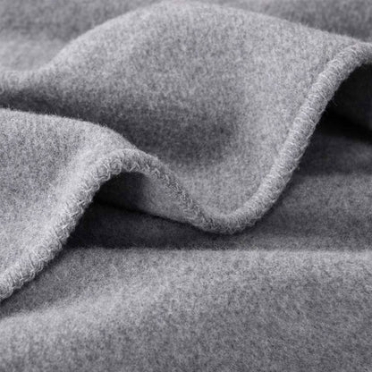 Laconia 400GSM Premium Australian Pure Wool Blanket Grey Double - UrbanNest Co