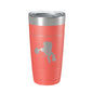 Yellowstone Lake Map Tumbler Travel Mug Insulated Laser Engraved Coffee Cup Wyoming 20 oz - UrbanNest Co