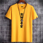 Wholesale summer new plus - size men's youth trend casual personality men's short sleeve T-shirt wholesale round neck T-shirt trend - UrbanNest Co