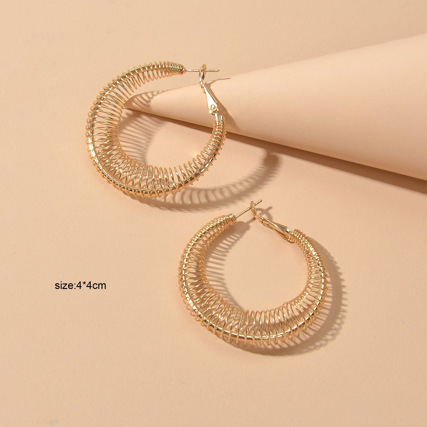 Statement Trendy Gold Silver Hollow Geometric Chunky Hoop Earrings Punk Jewelry - UrbanNest Co