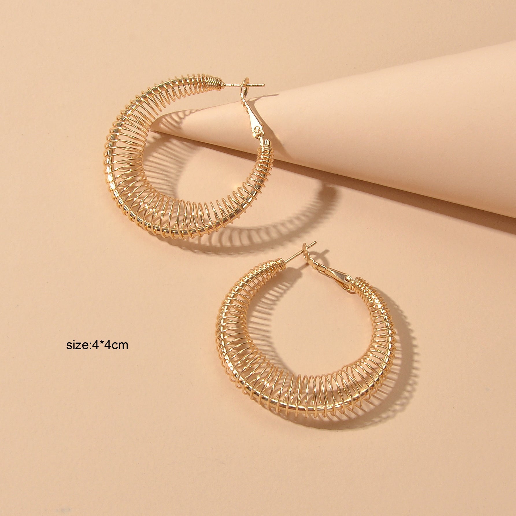 Statement Trendy Gold Silver Hollow Geometric Chunky Hoop Earrings Punk Jewelry - UrbanNest Co