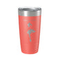 Sparks Lake Map Tumbler Travel Mug Insulated Laser Engraved Coffee Cup Oregon 20 oz - UrbanNest Co