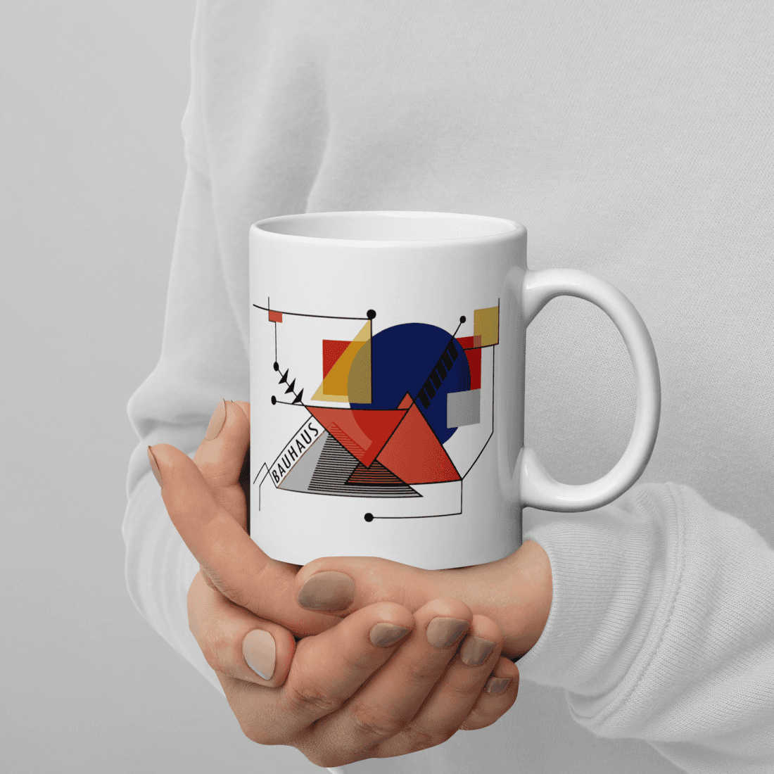 Walter Gropius Bauhaus Geometry Artwork Mug - UrbanNest Co