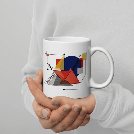 Walter Gropius Bauhaus Geometry Artwork Mug - UrbanNest Co