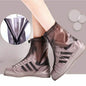 Waterproof Shoe Covers with Zipper, Thickened Rain Boot Covers, PVC Mid - Calf Shoe Covers for Travel - UrbanNest Co