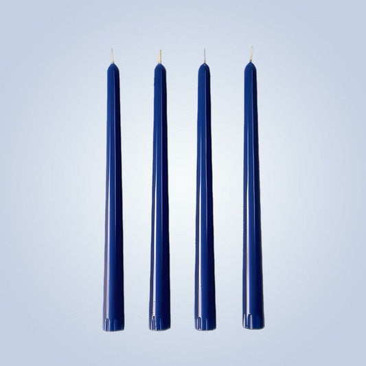Coloured Beeswax Taper Candle | Cornflower Blue - UrbanNest Co