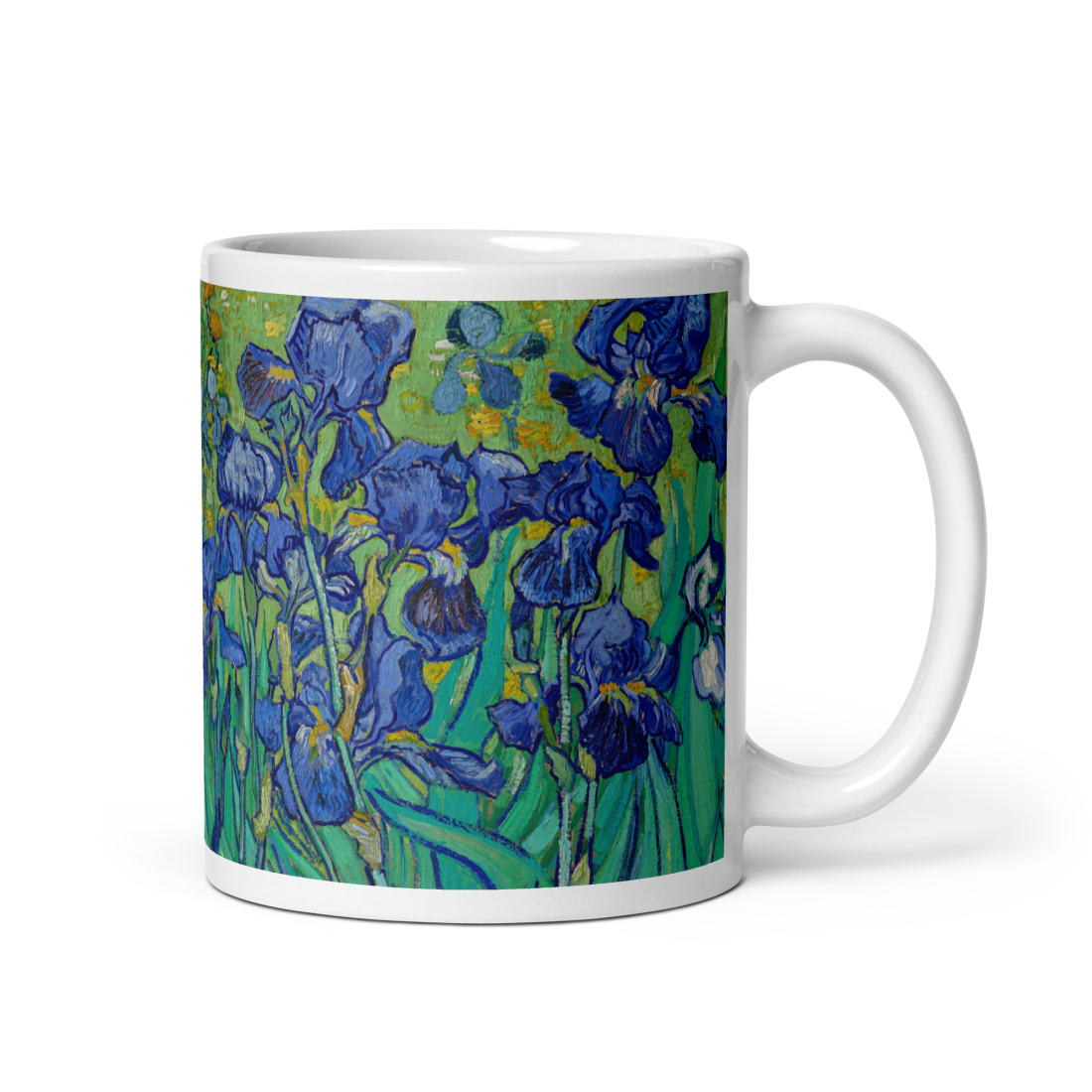 Van Gogh - Irises, 1889 Artwork Mug - UrbanNest Co
