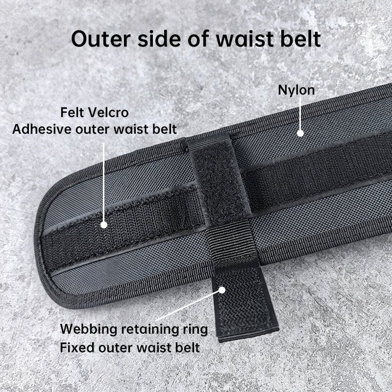 Tactical Alloy Buckle Belt - Black Multifunctional Outdoor Belt for Men, Extended Training Belt - UrbanNest Co