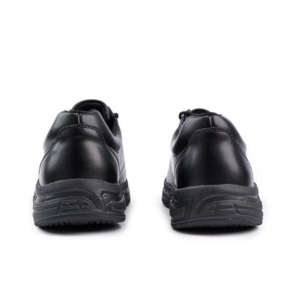 Alex Senior Leather Lace Up School Shoe - Black - UrbanNest Co