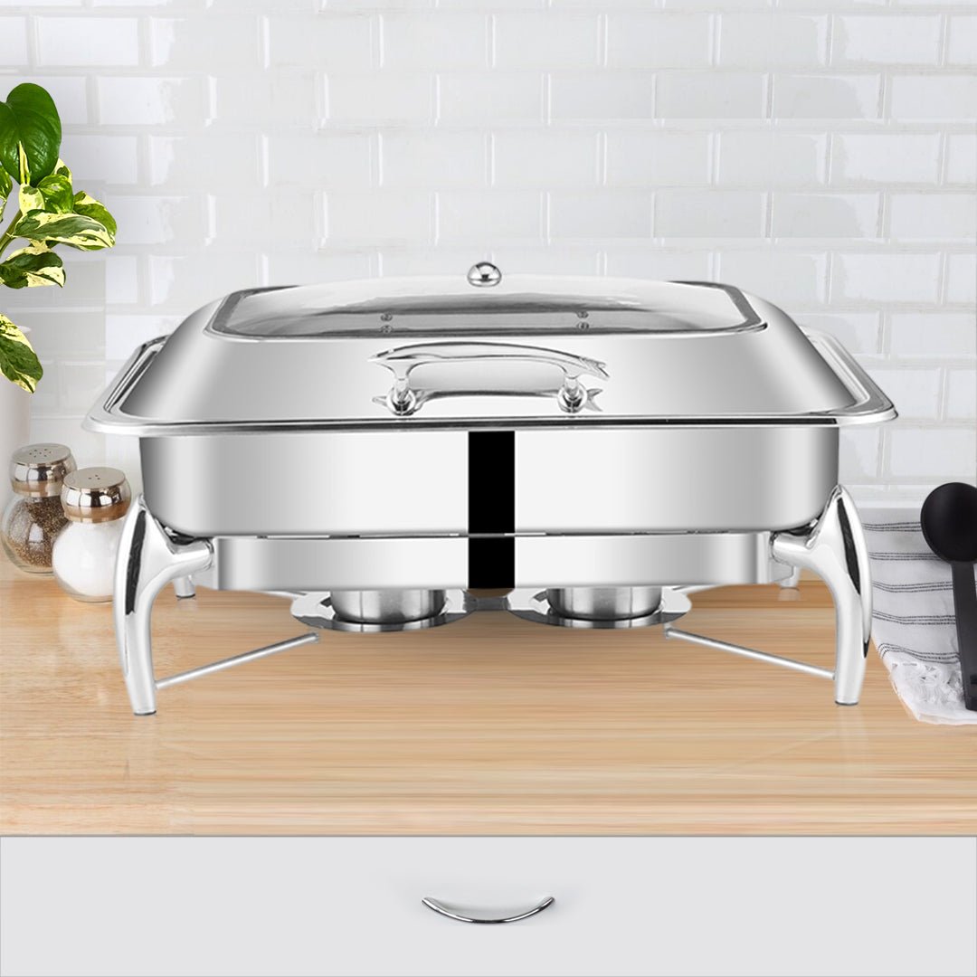 SOGA 2X Stainless Steel Rectangular Chafing Dish - UrbanNest Co