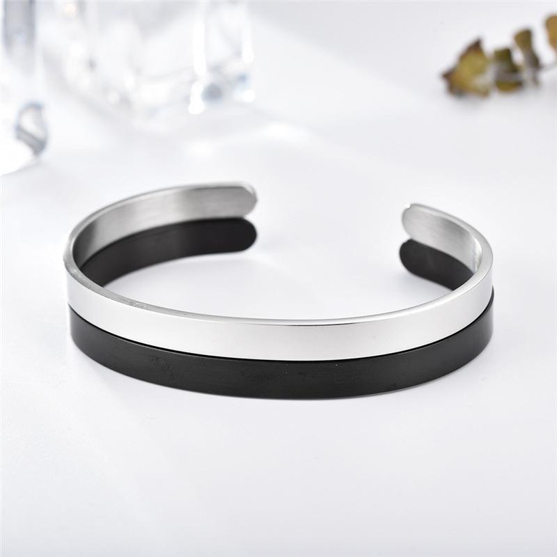8MM Cuff Bracelet Stainless Steel Twisted Open Bangle Bracelet Men Women Jewlery - UrbanNest Co