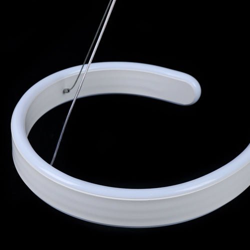 Contemporary Acrylic LED Swirl Shaped Light Fixture - UrbanNest Co