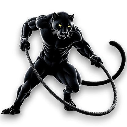 Black Panther Heavy Flow Rope - 24mm, 1.25 kg - UrbanNest Co