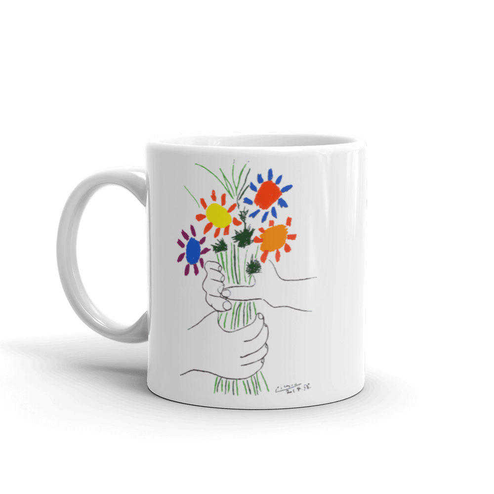 Pablo Picasso Bouquet of Peace 1958 Artwork Mug - UrbanNest Co