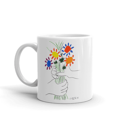 Pablo Picasso Bouquet of Peace 1958 Artwork Mug - UrbanNest Co