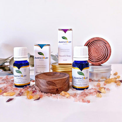 33% OFF | Best Seller 2 Wood Diffusers | Breathe Easy+Peaceful Sleep | Essential Oil Combo - UrbanNest Co