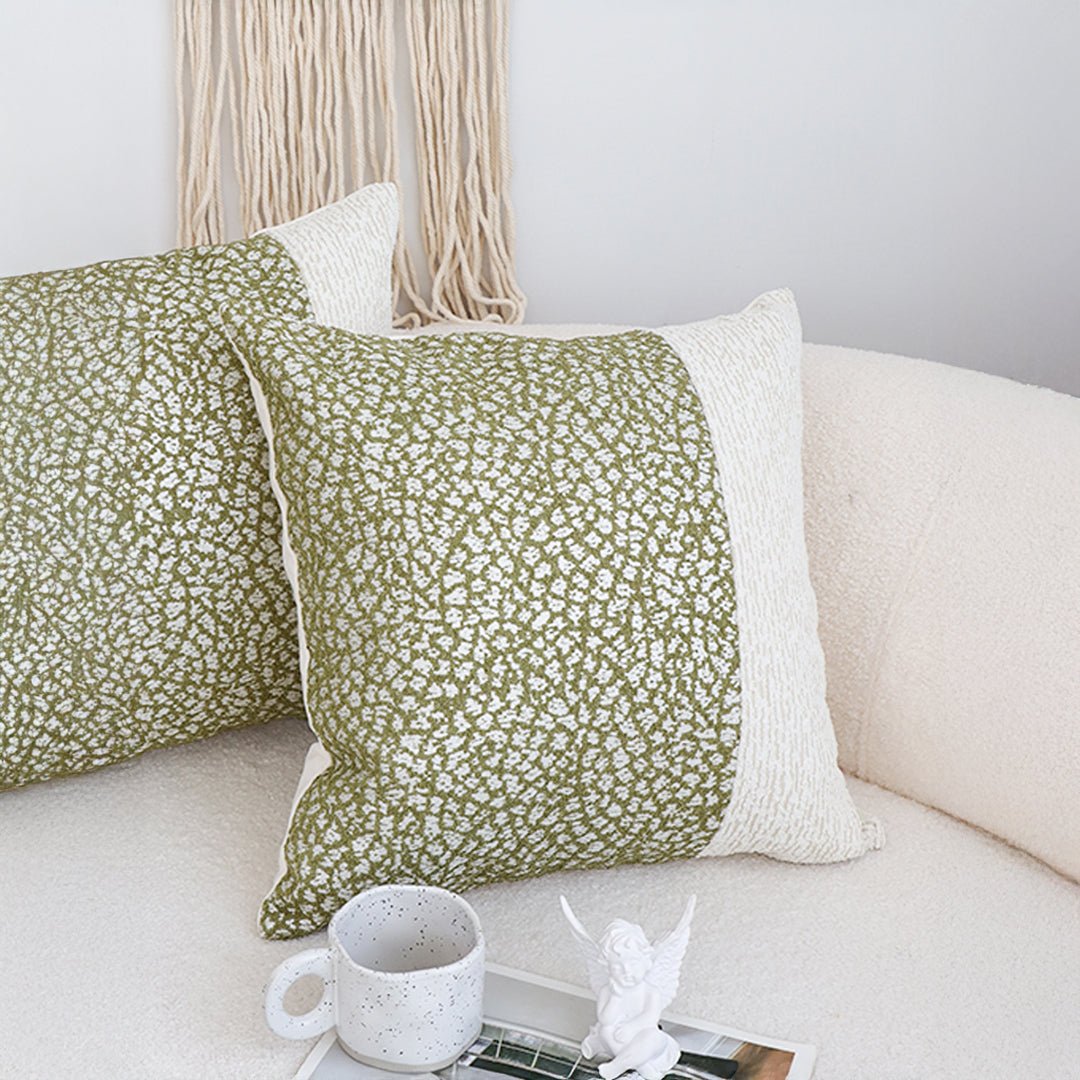 SOGA 2X 50cm Modern Two - Tone Textured Block Design Throw Pillow - UrbanNest Co