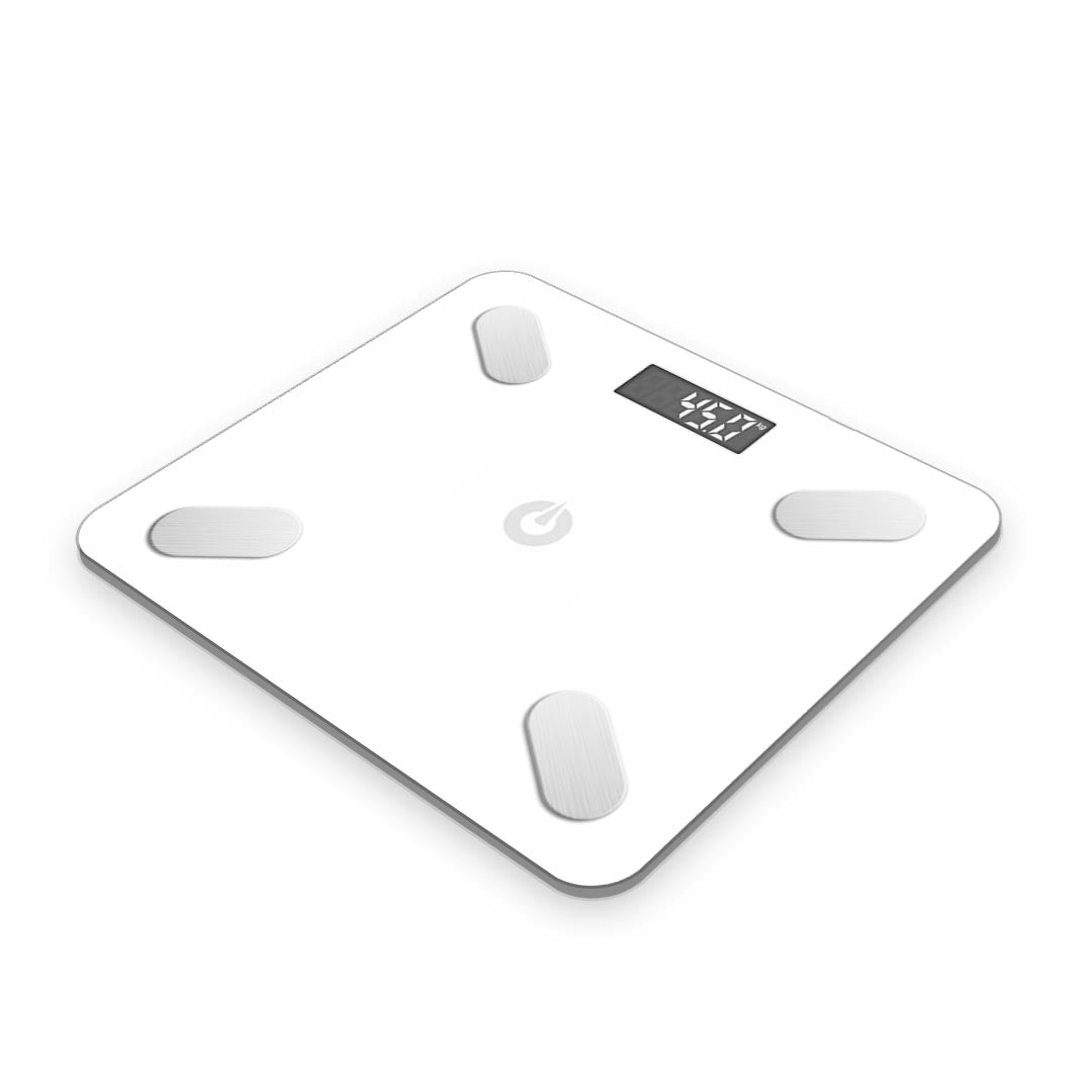 NNEAGS Wireless Bluetooth Digital Body Fat Scale Bathroom Weighing Scales Health Analyzer Weight White - UrbanNest Co