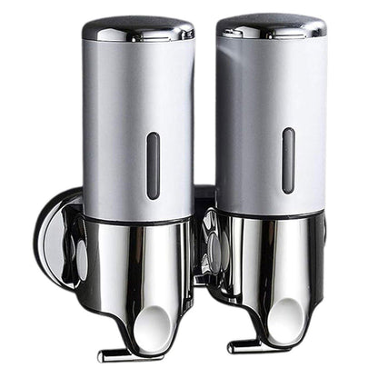 Stainless Steel Lever Soap Dispenser Manual Push Shower Gel Hotel Bathroom Use - UrbanNest Co