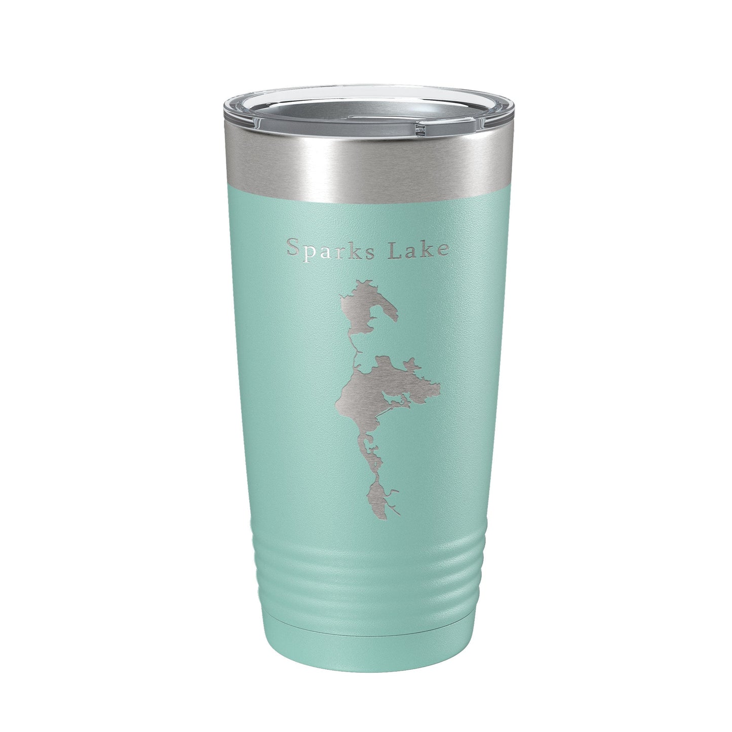 Sparks Lake Map Tumbler Travel Mug Insulated Laser Engraved Coffee Cup Oregon 20 oz - UrbanNest Co