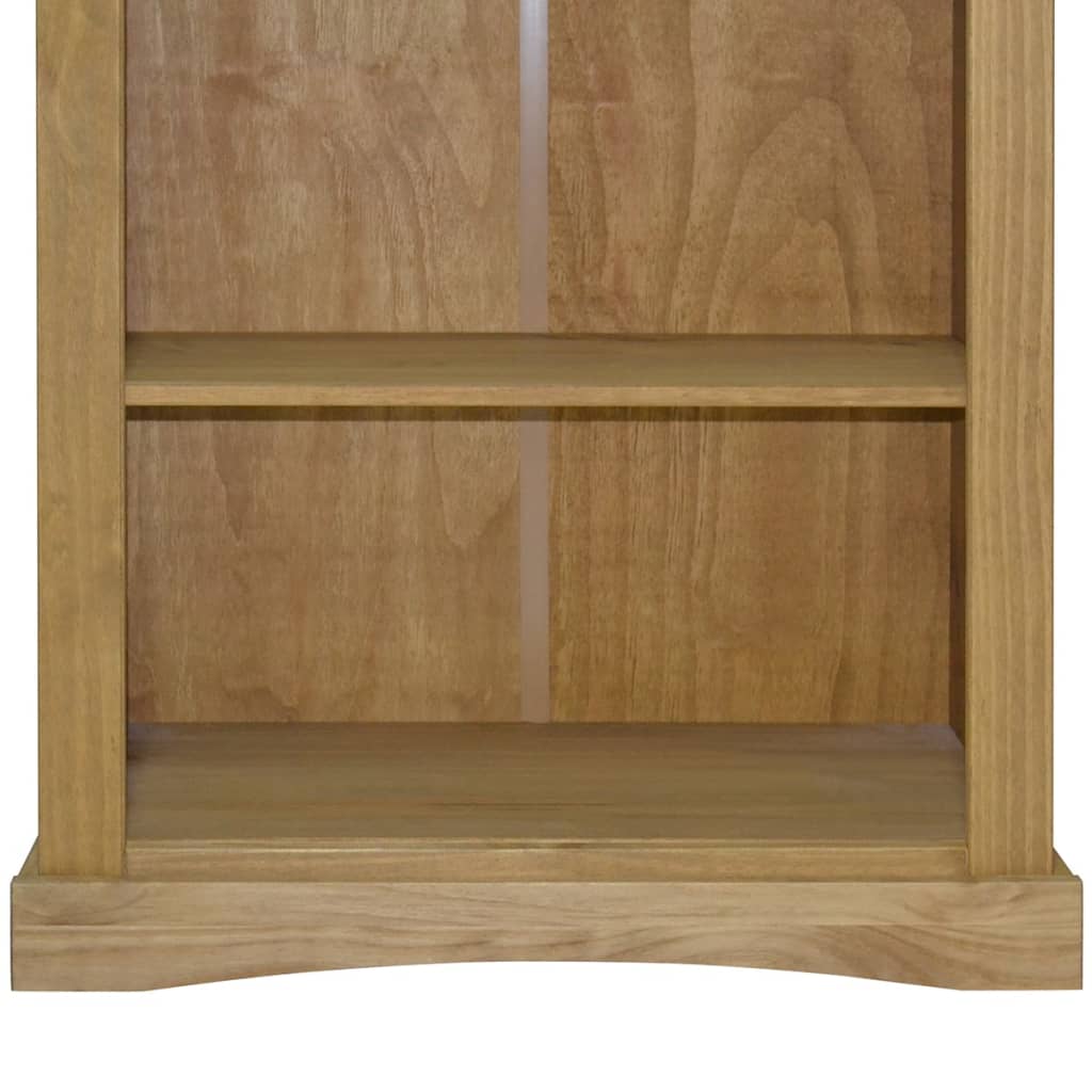 NNEVL 4 - Tier Bookcase Mexican Pine Corona Range 81x29x150 cm - UrbanNest Co