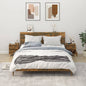 NNEVL Bedside Cabinets 2 pcs Smoked Oak 40x35x50 cm - UrbanNest Co