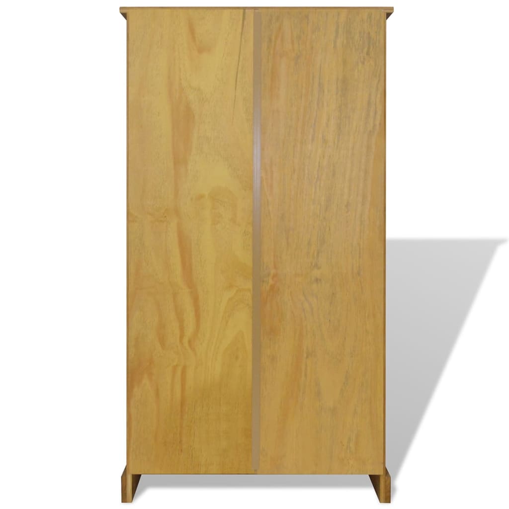 NNEVL 4 - Tier Bookcase Mexican Pine Corona Range 81x29x150 cm - UrbanNest Co