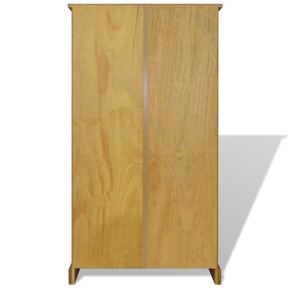 NNEVL 4 - Tier Bookcase Mexican Pine Corona Range 81x29x150 cm - UrbanNest Co