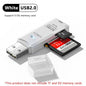 2 in 1 USB 3.0 Card Reader Micro TF sd card Reader usb adapter High Speed Cardreader TF Memory card For PC Laptop Accessories - UrbanNest Co