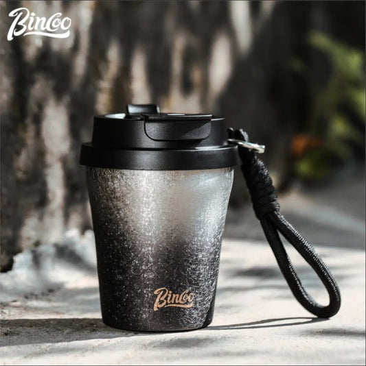 280ml Double Wall Ceramic Lined Travel Mug Car - UrbanNest Co
