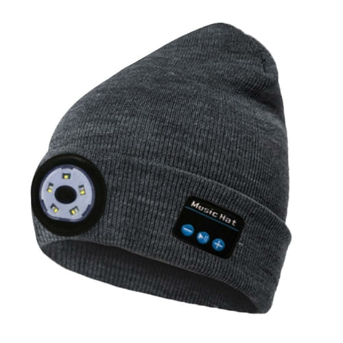 Wireless Bluetooth LED Hat with Music Speakers Light Winter Gift - UrbanNest Co
