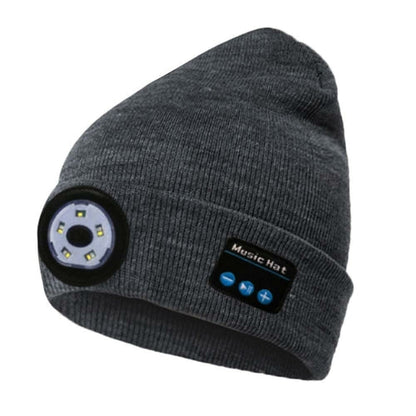 Wireless Bluetooth LED Hat with Music Speakers Light Winter Gift - UrbanNest Co