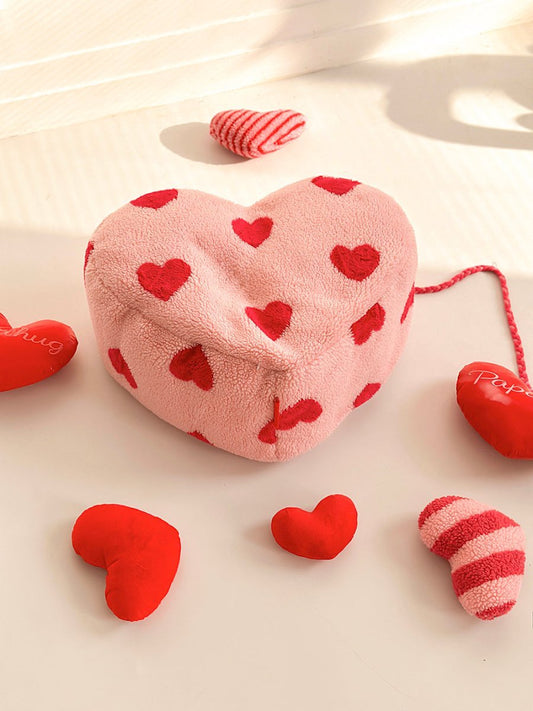 Polka Heart Pink Love Stool - UrbanNest Co