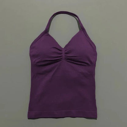 Women's Sexy Sports bra - Open Back Design, Breathable Stretchy Fabric - UrbanNest Co