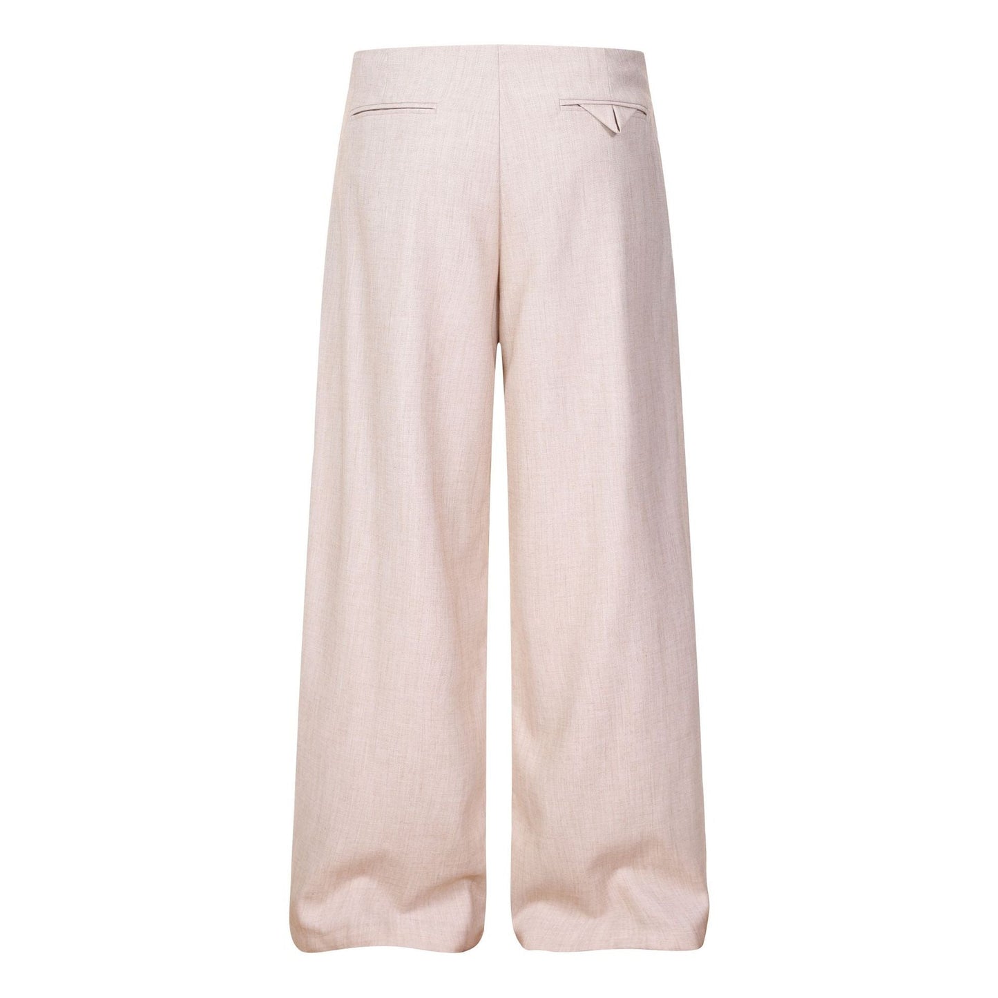 Multi - Button Straight Leg Pants Women High Waist Drape Loose Slimming Wide Leg Casual Floor - Length Pants - UrbanNest Co
