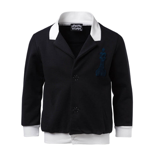 Black Sweat Blazer - UrbanNest Co