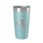 Yellowstone Lake Map Tumbler Travel Mug Insulated Laser Engraved Coffee Cup Wyoming 20 oz - UrbanNest Co