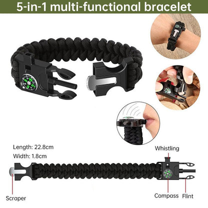 Multi - functional Outdoor First Aid Kit, Emergency Survival Gear with Trauma Bag for Camping, Hiking, Hunting Adventures - UrbanNest Co