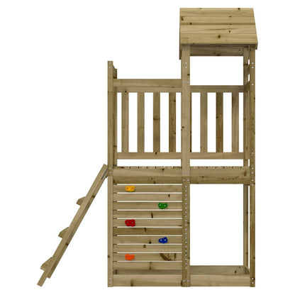 NNEVL Outdoor Playset 52.5x110.5x214 cm Impregnated Wood Pine - UrbanNest Co