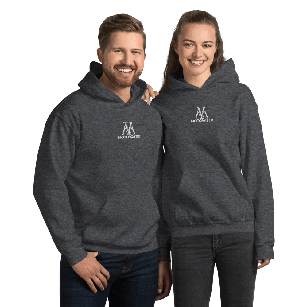 Embroided Motovated Hoodie - UrbanNest Co
