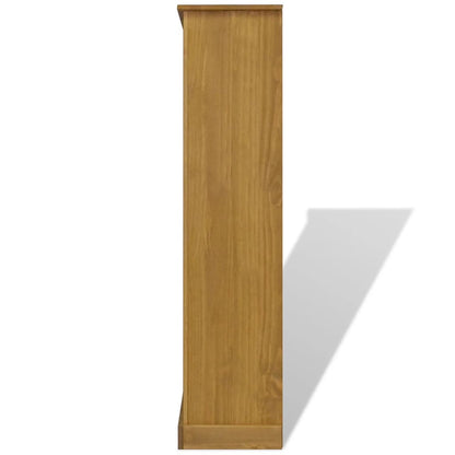 NNEVL 4 - Tier Bookcase Mexican Pine Corona Range 81x29x150 cm - UrbanNest Co